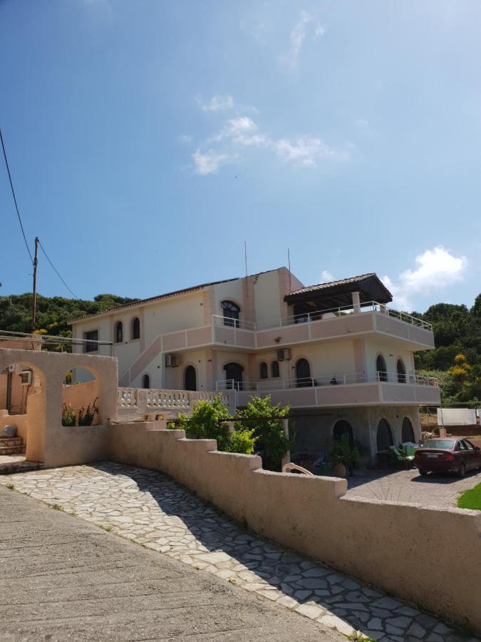 איוס סטפנוס Angela Apartments Pool Gardens And Sea Views מראה חיצוני תמונה